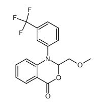 1-(3'-trifluoromethyl-phenyl)-2-methoxymethyl-1,2-dihydro-3,1-benzoxazin-4-one Structure