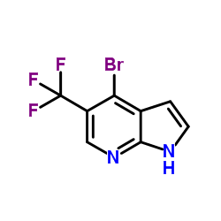 4-Bromo-5-(trifluoromethyl)-1H-pyrrolo[2,3-b]pyridine Structure