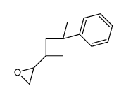 2-(3-methyl-3-phenylcyclobutyl)oxirane Structure