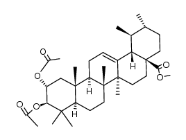 2,3-BIS(ACETYLOXY)-(2ALPHA,3BETA)-URS-12-EN-28-OIC ACID METHYL ESTER picture