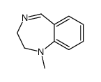 1-methyl-2,3-dihydro-1,4-benzodiazepine结构式