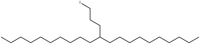 1-碘-4-癸基十四烷结构式
