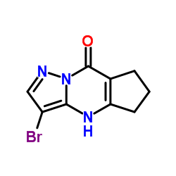 3-Bromo-6,7-dihydro-4H-cyclopenta[d]pyrazolo[1,5-a]pyrimidin-8(5H)-one structure