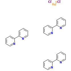 Tris(2,2'-bipyridyl)ruthenium(II) dichloride Structure