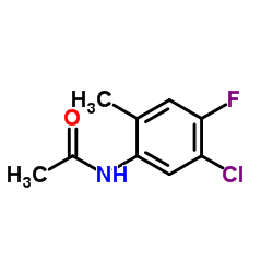 N-(5-Chloro-4-fluoro-2-methylphenyl)acetamide Structure