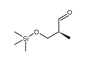 (S)-2-methyl-3-(trimethylsilyloxy)propanal Structure