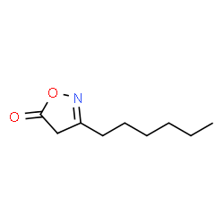 5(4H)-Isoxazolone,3-hexyl-(9CI) structure