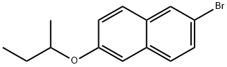 2-溴-6-(仲丁氧基)萘结构式