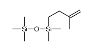 dimethyl-(3-methylbut-3-enyl)-trimethylsilyloxysilane结构式