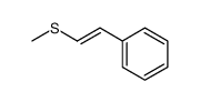 [(E)-2-(Methylsulfanyl)ethenyl]benzene Structure