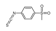 1-isothiocyanato-4-methylsulfonylbenzene结构式