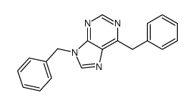 6,9-dibenzylpurine Structure
