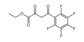 ethyl pentafluorobenzoylpyruvate Structure