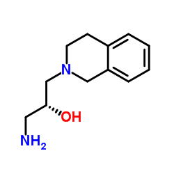 (2R)-1-Amino-3-(3,4-dihydro-2(1H)-isoquinolinyl)-2-propanol Structure