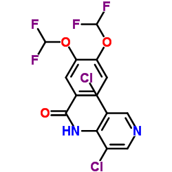 3,4-Bis(difluoromethoxy) Roflumilast Structure
