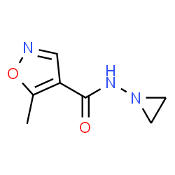 4-Isoxazolecarboxamide,N-1-aziridinyl-5-methyl-(9CI)结构式