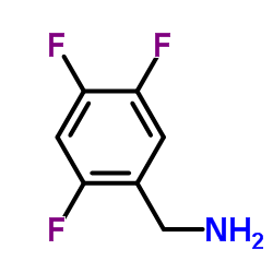 2,4,5-Trifluorobenzylamine Structure
