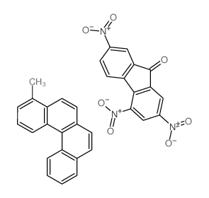 4-methylbenzo[c]phenanthrene,2,4,7-trinitrofluoren-9-one Structure