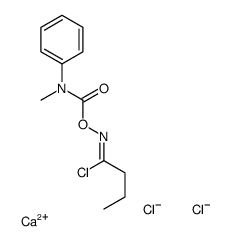 calcium,[(Z)-1-chlorobutylideneamino] N-methyl-N-phenylcarbamate,dichloride Structure