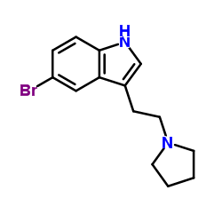 5-Bromo-3-[2-(1-pyrrolidinyl)ethyl]-1H-indole Structure
