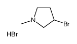 3-Bromo-1-methylpyrrolidine hydrobromide (1:1) Structure