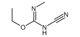 ethyl N-cyano-N'-methylcarbamimidate Structure