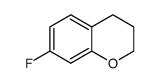 2H-1-Benzopyran,7-fluoro-3,4-dihydro-(9CI) Structure