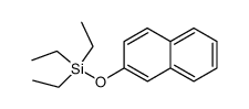 2-triethylsiloxy naphthalene Structure