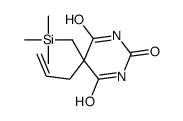 5-prop-2-enyl-5-(trimethylsilylmethyl)-1,3-diazinane-2,4,6-trione结构式