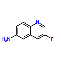 3-氟-6-喹啉胺结构式