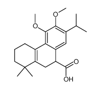 7-isopropyl-5,6-dimethoxy-1,1-dimethyl-1,2,3,4,9,10-hexahydrophenanthrene-9-carboxylic acid Structure