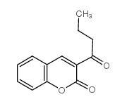 3-正-丁酰基香豆素结构式