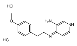 4-N-[2-(4-methoxyphenyl)ethyl]pyridine-3,4-diamine,dihydrochloride结构式