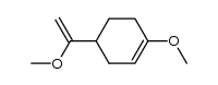 1-methoxy-4-(1-methoxy-vinyl)-cyclohexene Structure