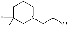 2-(3,3-二氟哌啶-1-基)乙-1-醇结构式