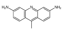 9-methylacridine-3,6-diamine结构式