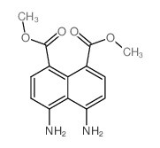 1,8-Naphthalenedicarboxylicacid, 4,5-diamino-, 1,8-dimethyl ester结构式