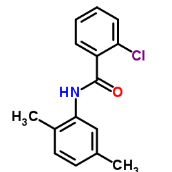 2-Chloro-N-(2,5-dimethylphenyl)benzamide结构式