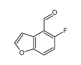 5-氟苯并呋喃-4-甲醛结构式