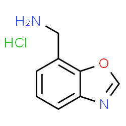 7-(氨甲基)苯并噁唑盐酸盐结构式