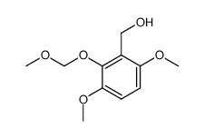 [3,6-dimethoxy-2-(methoxymethoxy)phenyl]methanol Structure