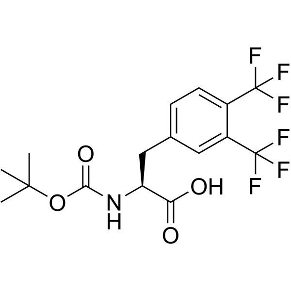 Boc-3-[3,4-bis(trifluoromethyl)phenyl]-L-alanine图片