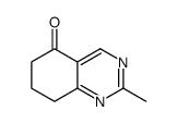 2-methyl-7,8-dihydro-6H-quinazolin-5-one结构式