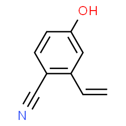 Benzonitrile, 2-ethenyl-4-hydroxy- (9CI) Structure