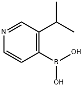 3-(iso-Propyl)pyridine-4-boronic acid结构式