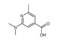 2-二甲基氨基-6-甲基异烟酸结构式