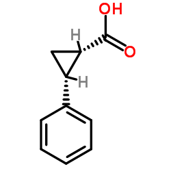 (1S)-2α-Phenylcyclopropane-1α-carboxylic acid structure