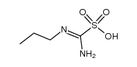 N-n-propylaminoiminomethanesulfonic acid结构式