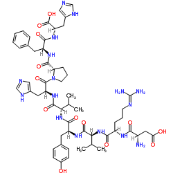 Angiotensin I, [Des-Leu10]-结构式