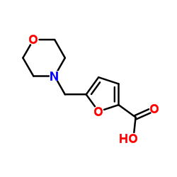 5-(吗啉-4-甲基)-2-呋喃甲酸结构式